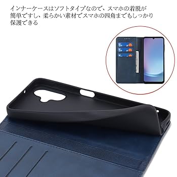 Samsung Galaxy A25　5G scg33 本体 ケース付き Galaxy A25 5G ケース 耐衝撃 SC-53F/SCG33 カバー 手帳型 TPU+